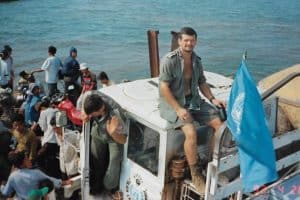 09-12-2020_21171 PRZEPRAWA NA PROMIE PRZEZ MEKONG W CZASIE PRZEJAZDU DO KRATIE