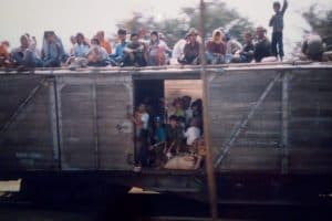 A tutaj rzadkość w Kambodży publiczny transport