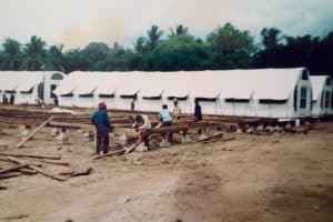 Budowa bazy w Kratie