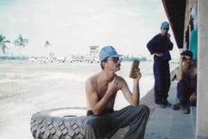 Czasami trzeba się golić również w takich warunkach