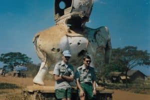 Ja z Januszem w drodze powrotnej z Tajlandii