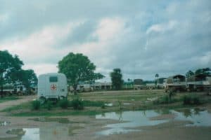 Miejsce postoju po deszczu Pursat