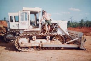 Moja praca, wydobycie laterytu to było gdzieś k. Pursat 1