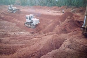 Moja praca, wydobycie laterytu to było gdzieś k. Pursat