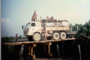 Próba wytrzymałości mostu