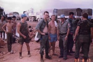 Przed wyjazdem do Pursat - Transit Camp