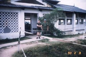 Pursat - zgrupowanie Saperów 1993 (stołówka)