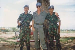 Z kolegami z Indonezji